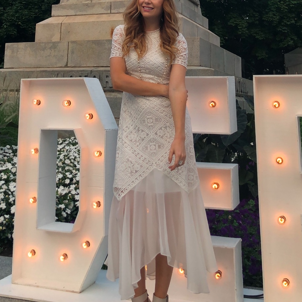 Stunning white dress maxi - Picture 3 of 6